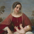 High quality wall art oil painitng handpainted on canvas "Madonna and Child" stunningoilpainting.com