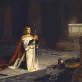 High quality wall art fine art oil painitng handpainted on canvas"The Vigil " stunningoilpainting.com