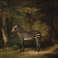High quality wall art oil painitng handpainted on canvas "Zebra " stunningoilpainting.com