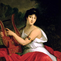 high quality wall art oil painitng handpainted on canvas "a mistress of Napoleon" stunningoilpainting.com
