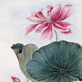 High quality wall art oil painitng handpainted on canvasa "lotus flowers" stunningoilpainting.com