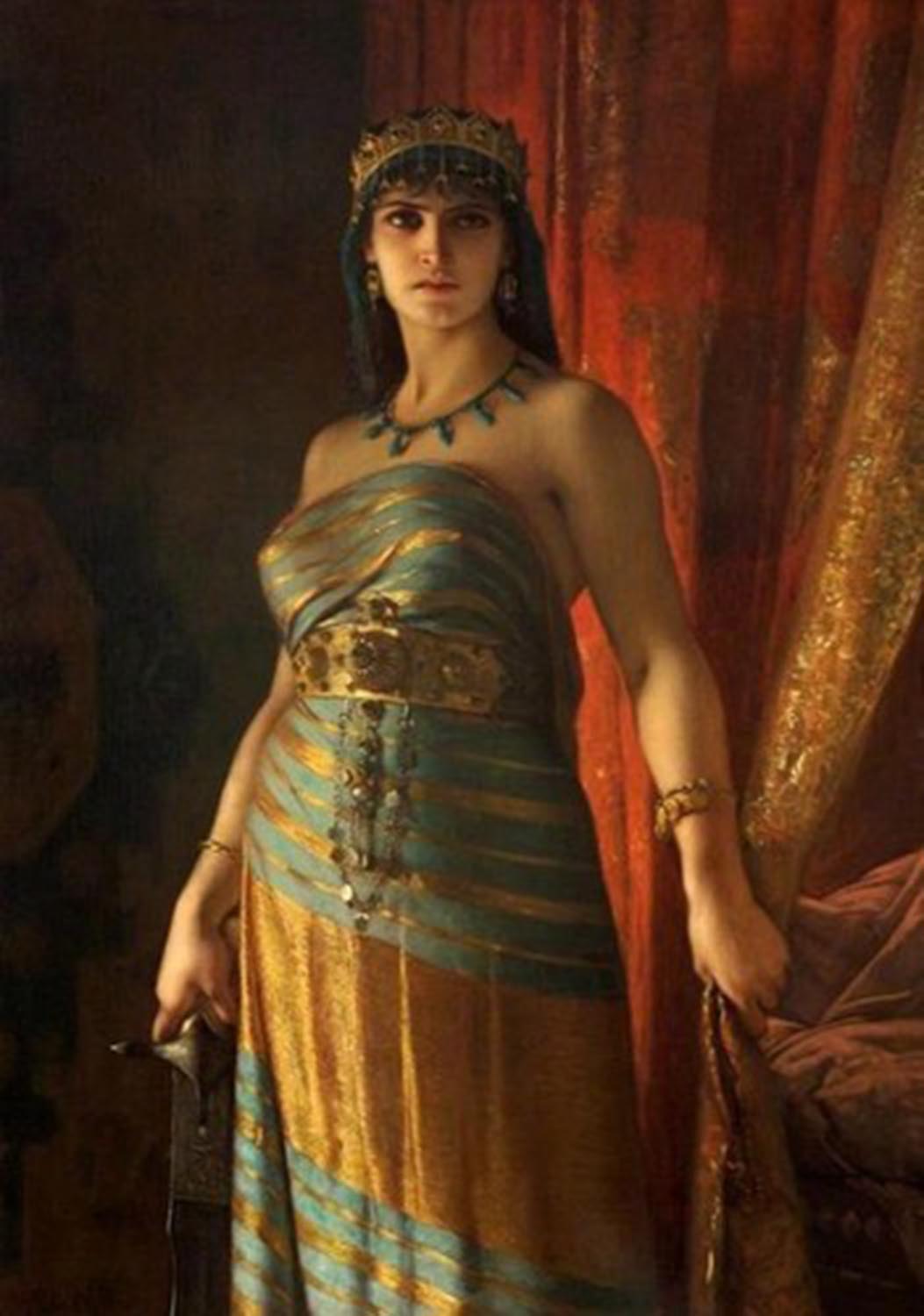 High quality wall art oil painitng handpainted on canvasa" Judith" stunningoilpainting.com