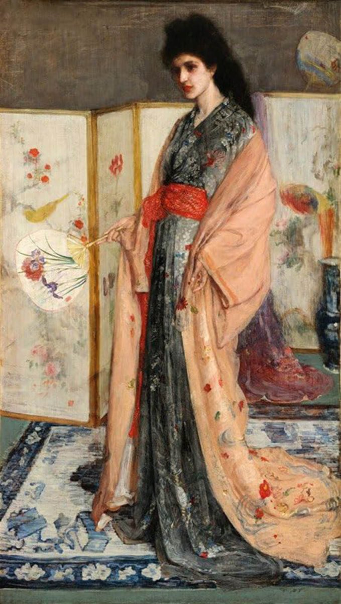 High quality wall art fine art oil painitng handpainted on canvas"The Princess from the Land of Porcelain" stunningoilpainting.com