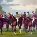High quality wall art oil painitng handpainted on canvasa“horse racing” stunningoilpainting.com