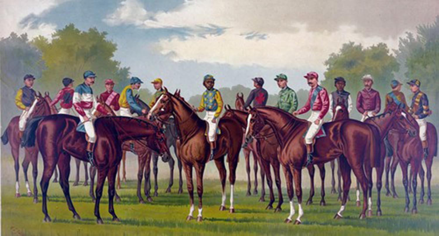 High quality wall art oil painitng handpainted on canvasa“horse racing” stunningoilpainting.com