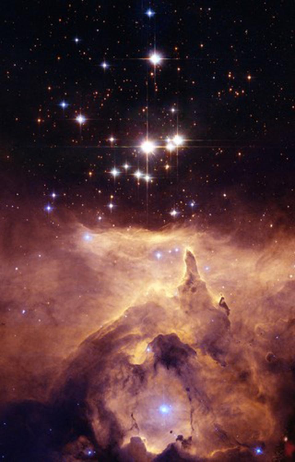 High quality wall art oil painitng handpainted on canvasa "stars in space" stunningoilpainting.com