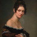 High quality wall art fine art oil painitng handpainted on canvas"Portrait Of A Lady" stunningoilpainting.com