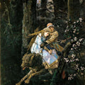 High quality wall art oil painitng handpainted on canvasa" Riding the Grey Wolf" stunningoilpainting.com