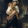 High quality wall art oil painitng handpainted on canvasa"Motherly love" stunningoilpainting.com