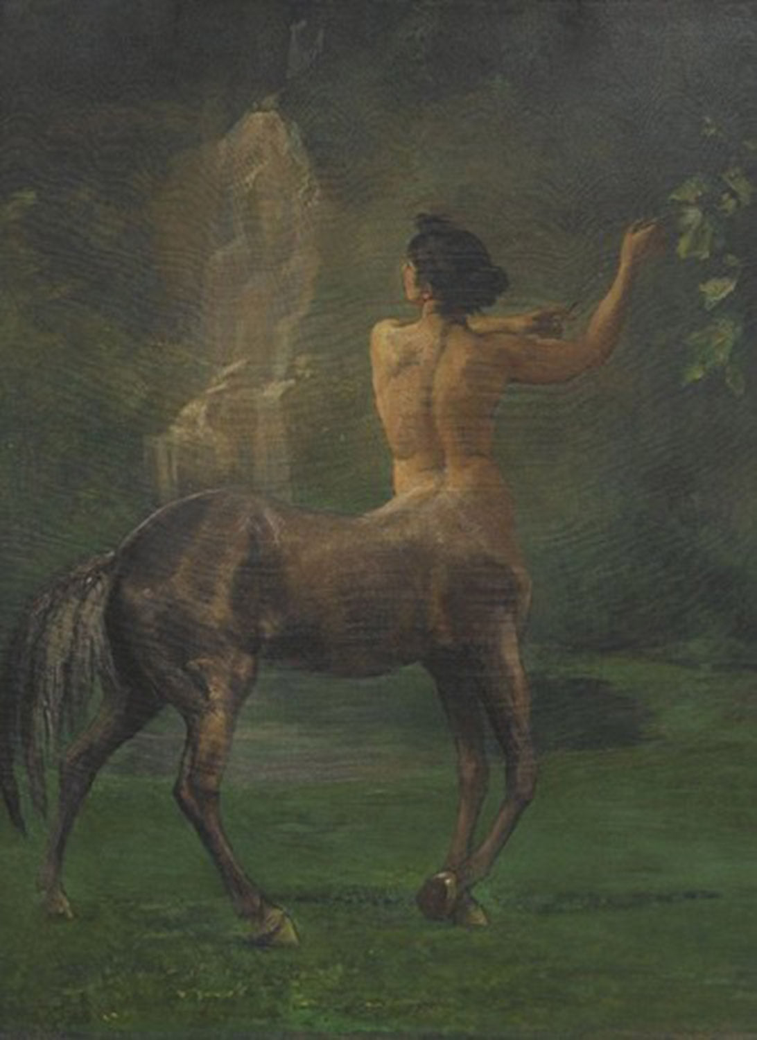 high quality wall art oil painitng handpainted on canvasa"Centaur" stunningoilpainting.com