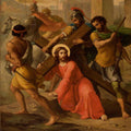High quality wall art oil painitng handpainted on canvasa"Jesus' crucifixion" stunningoilpainting.com