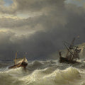 High quality wall art oil painitng handpainted on canvasa"Storm " stunningoilpainting.com