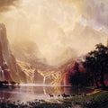 High quality wall art oil painitng handpainted on canvasa"Mountains" stunningoilpainting.com