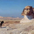 High quality wall art oil painitng handpainted on canvas"Bonaparte's Sphinx " stunningoilpainting.com