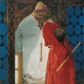 High quality wall art fine art oil painitng handpainted on canvas"The Tortoise Trainer" stunningoilpainting.com