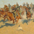 High quality wall art oil painitng handpainted on canvas"Cavalry " stunningoilpainting.com