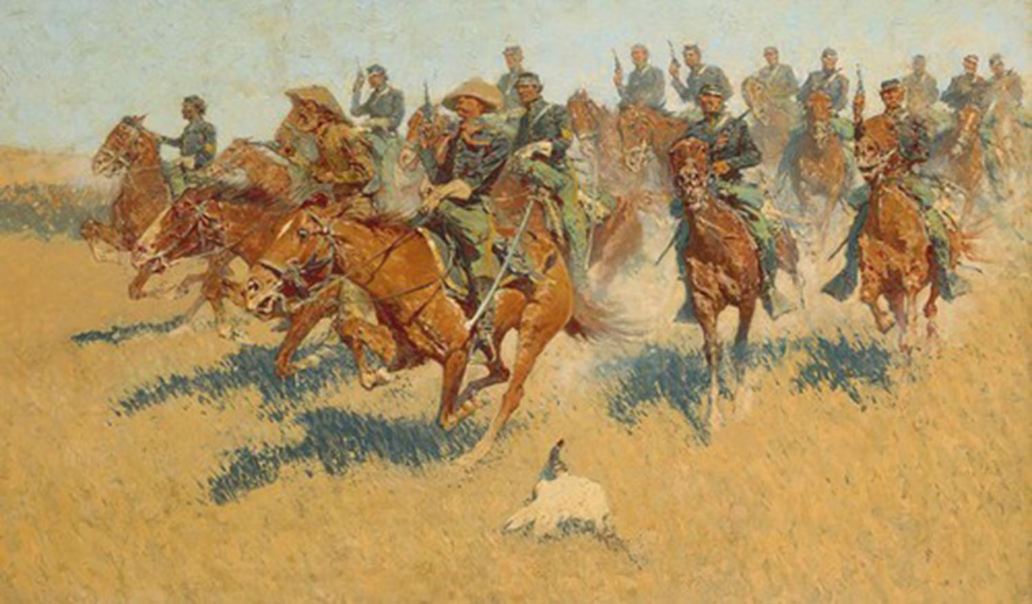 high quality wall art oil painitng handpainted on canvas"Cavalry " stunningoilpainting.com