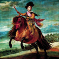 High quality wall art oil painitng handpainted on canvas"a boy riding on a horse" stunningoilpainting.com