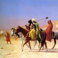 High quality wall art oil painitng handpainted on canvas "Arabs Crossing the Desert " stunningoilpainting.com