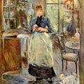 High quality wall art fine art oil painitng handpainted on canvas"In the Dining Room" stunningoilpainting.com