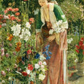 High quality wall art fine art oil painitng handpainted on canvas"In the Bey's Garden" stunningoilpainting.com