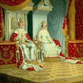 High quality wall art fine art oil painitng handpainted on canvas"The king and queen" stunningoilpainting.com