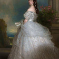High quality wall art fine art oil painitng handpainted on canvas"Elisabeth of Austria " stunningoilpainting.com