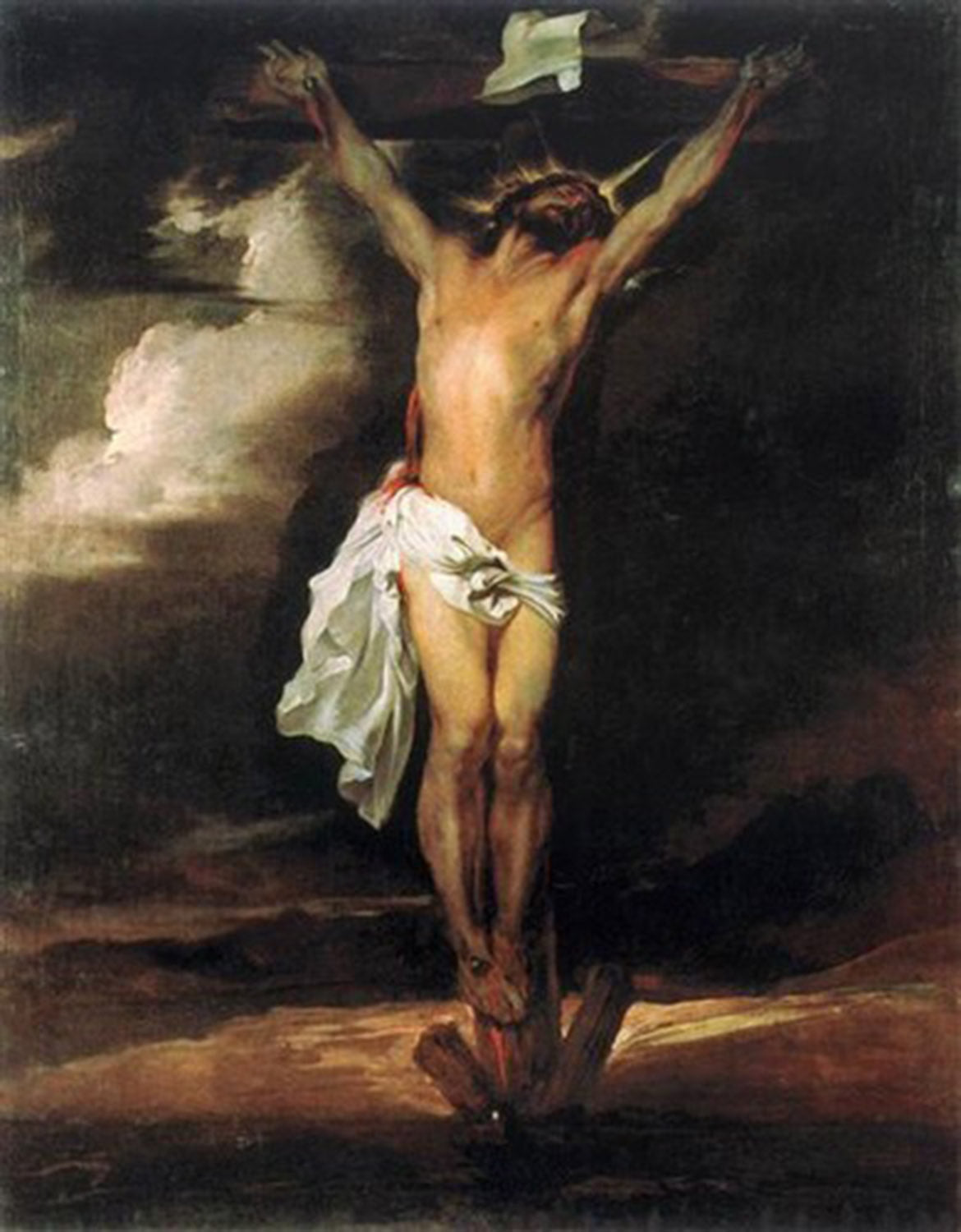 High quality wall art fine art oil painitng handpainted on canvas"Crucifixion" stunningoilpainting.com
