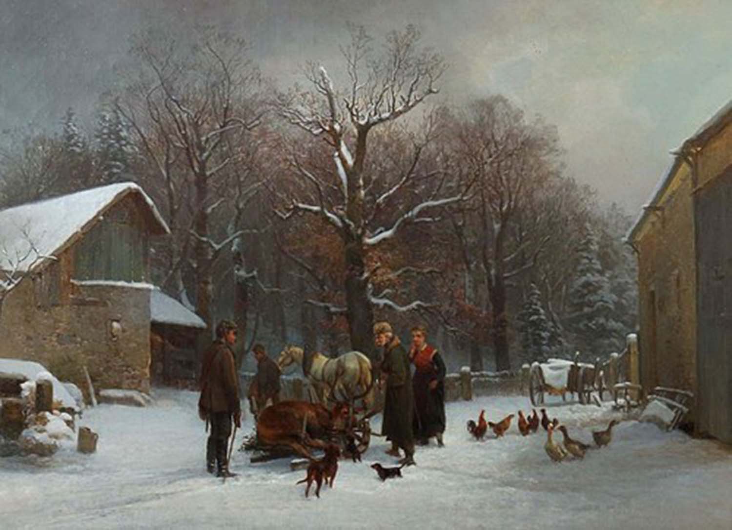 high quality wall art fine art oil painitng handpainted on canvas "countryside” stunningoilpainting.com