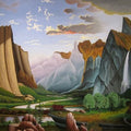 High quality wall art fine art oil painitng handpainted on canvas "landscape" stunningoilpainting.com