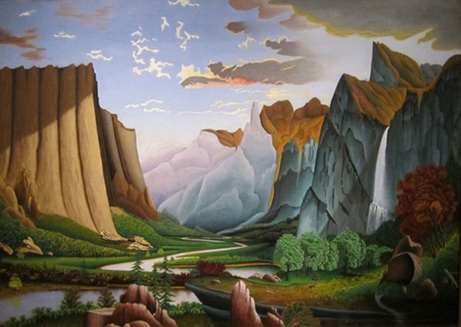 High quality wall art fine art oil painitng handpainted on canvas "landscape" stunningoilpainting.com