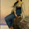 High quality wall art fine art oil painitng handpainted on canvas "Girl's mind" stunningoilpainting.com