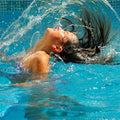 High quality wall art fine art oil painitng handpainted on canvas"girl in the swimming pool" stunningoilpainting.com