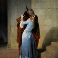 High quality wall art fine art oil painitng handpainted on canvas"The Kiss" stunningoilpainting.com
