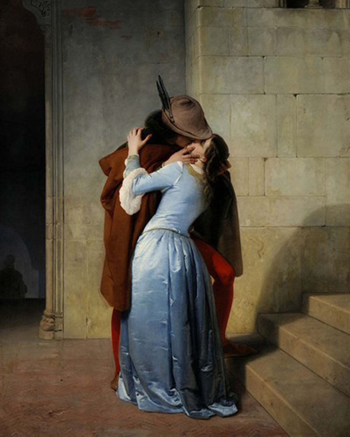 High quality wall art fine art oil painitng handpainted on canvas"The Kiss" stunningoilpainting.com