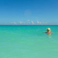 High quality wall art fine art oil painitng handpainted on canvas"Swimmer In The Sea " stunningoilpainting.com