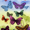 High quality wall art fine art oil painitng handpainted on canvas "butterflies" stunningoilpainting.com