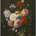 High quality wall art fine art oil painitng handpainted on canvas"still life with flowers" stunningoilpainting.com