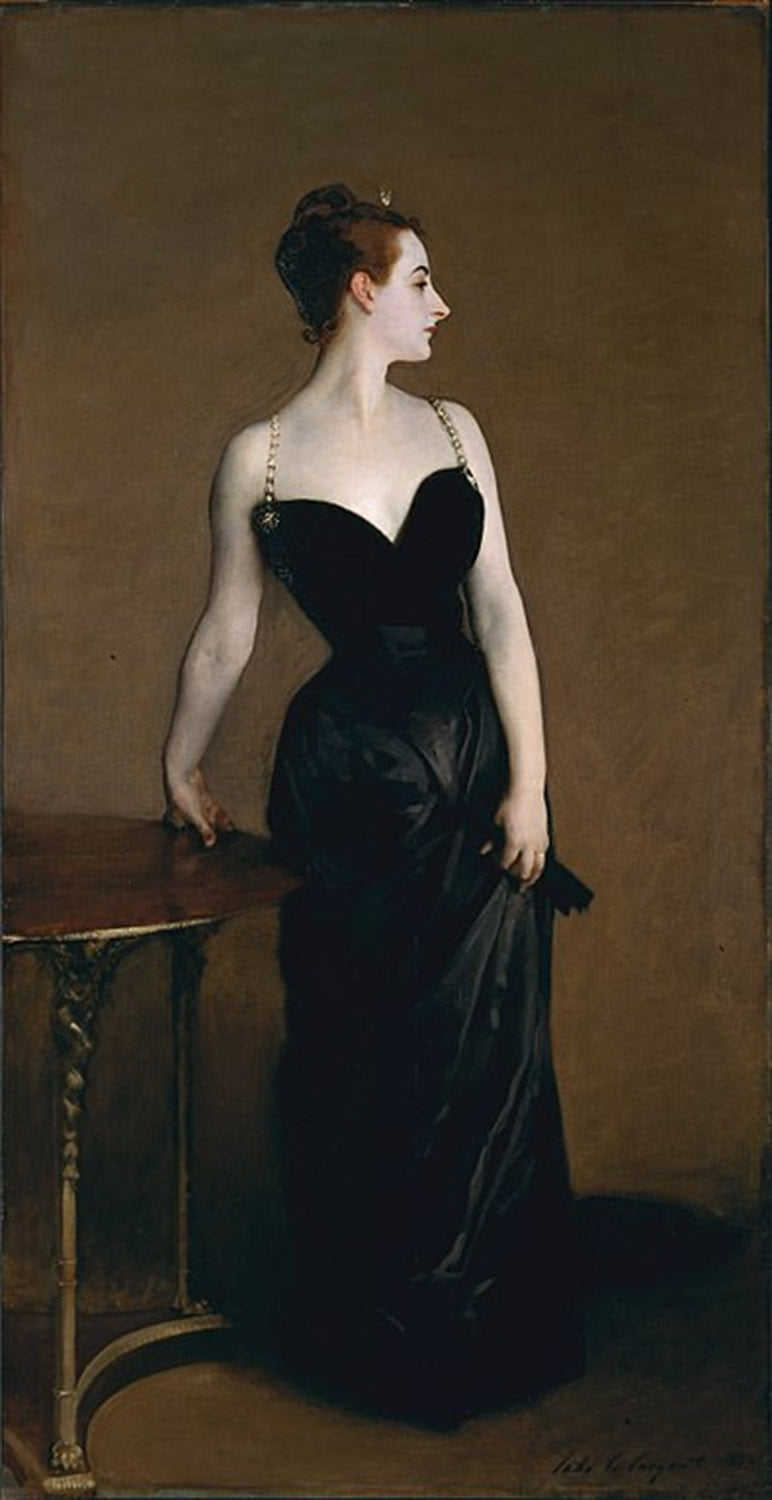 High quality wall art fine art oil painitng handpainted on canvas Madame X stunningoilpainting.com