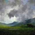 High quality wall art fine art oil painitng handpainted on canvas "April Showers, Napa Valley" stunningoilpainting.com
