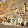 High quality wall art fine art oil painitng handpainted on canvas "The Wailing Wall, Jerusalem " stunningoilpainting.com