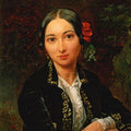 High quality wall art fine art oil painitng handpainted on canvas "a young woman" stunningoilpainting.com
