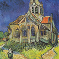 High quality wall art fine art oil painitng handpainted on canvas "Church" stunningoilpainting.com