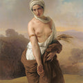 High quality wall art fine art oil painitng handpainted on canvas "Ruth " stunningoilpainting.com