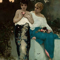 High quality wall art fine art oil painitng handpainted on canvas "Two Roman women" stunningoilpainting.com