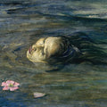 High quality wall art fine art oil painitng handpainted on canvas" The Strange Thing Saw in the River" stunningoilpainting.com