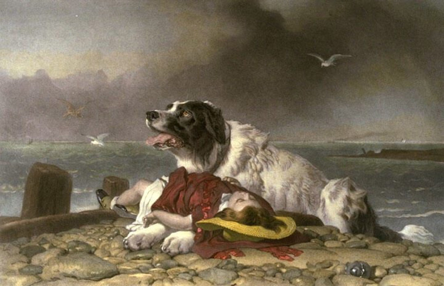 High quality wall art fine art oil painitng handpainted on canvas"Saved" stunningoilpainting.com