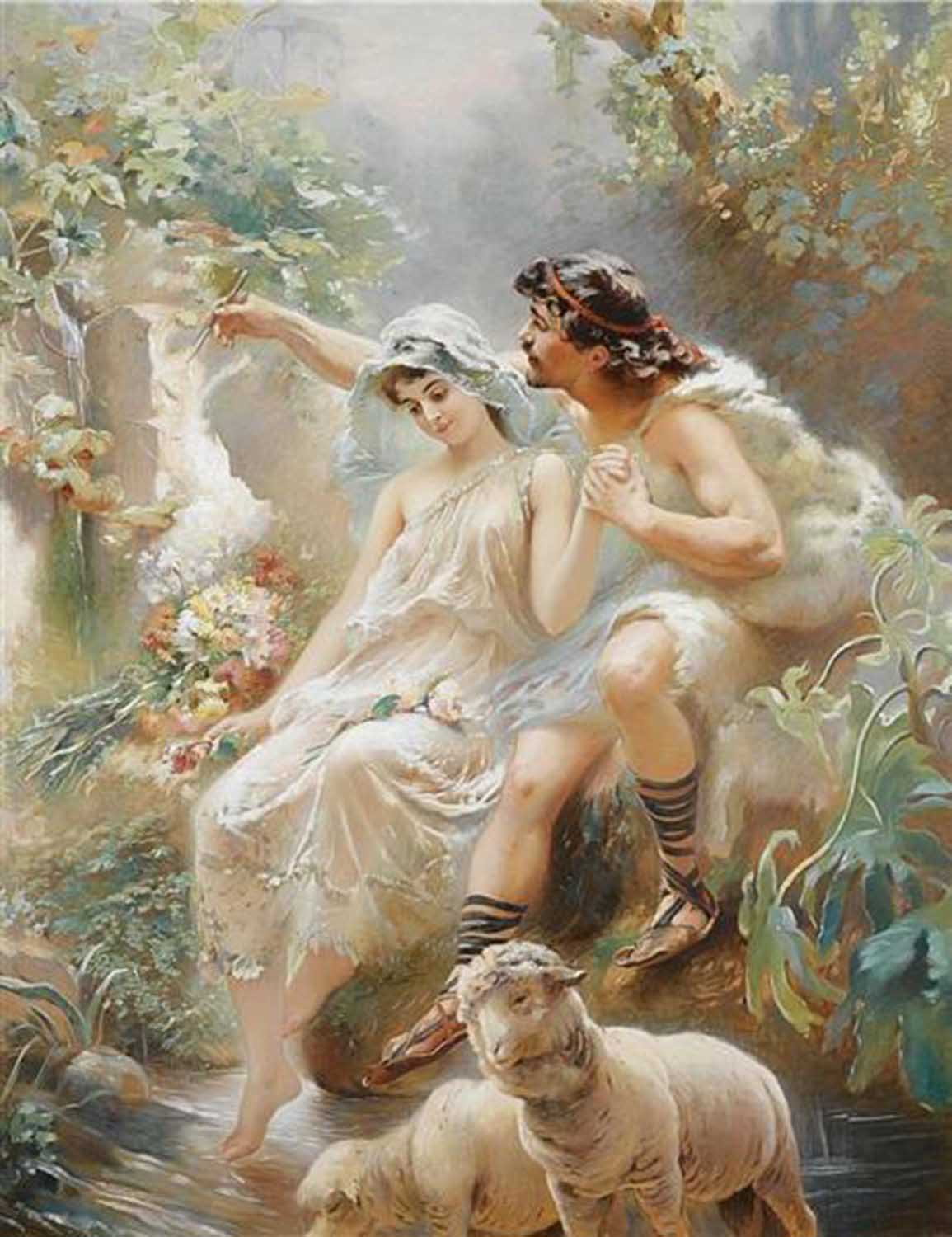 High quality wall art fine art oil painitng handpainted on canvas "mythological figure" stunningoilpainting.com