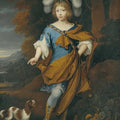 High quality wall art fine art oil painitng handpainted on canvas "A Boy with a dog" stunningoilpainting.com