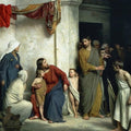 High quality wall art fine art oil painitng handpainted on canvas " Christ and the Children " stunningoilpainting.com